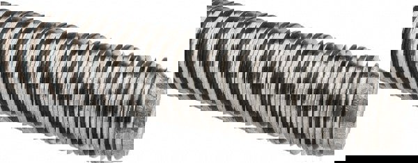 Threaded Rod: 1-1/4-5, 3' Long, Low Carbon Steel, Grade C1018